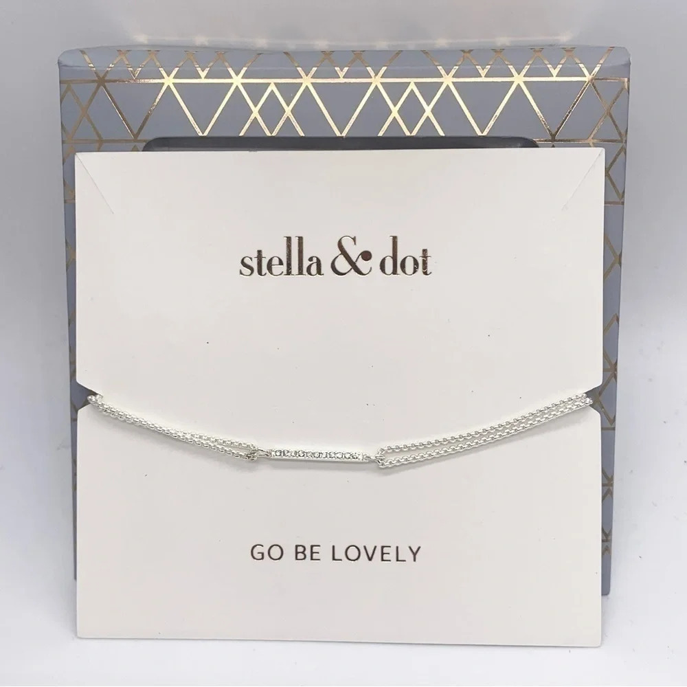 Stella & Dot Go Be Lovely Wishing Slide Bracelet NWT